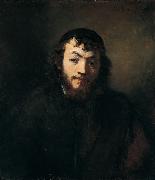 Bust of a Young Jew Rembrandt
